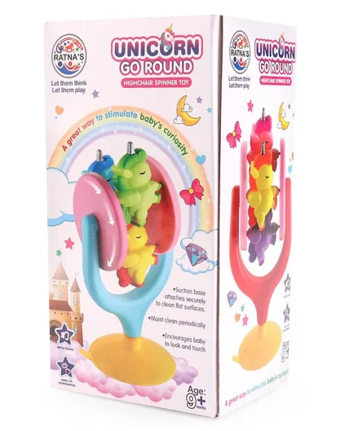 Unicorn Go Round Rattle - Multicolour - Image 8
