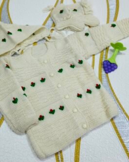 Hand Knitted Extra Soft Baby Wool - Cream